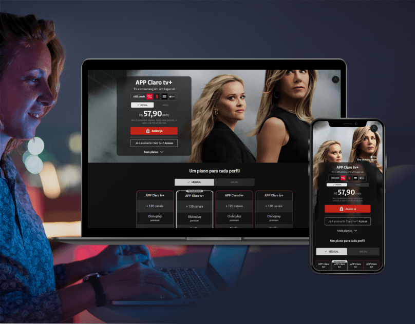 Landing Page Claro TV+